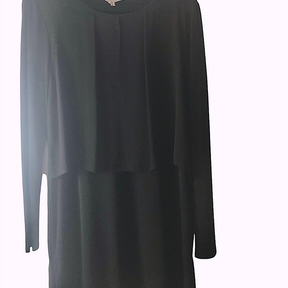 BCBGeneration women’s dress long sleeve mini sheer front overlay simple elegant - Picture 5 of 9